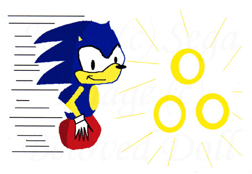 Sonic in Paint